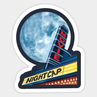 Movie Nightcap - Dave Lemen, Artist Sticker